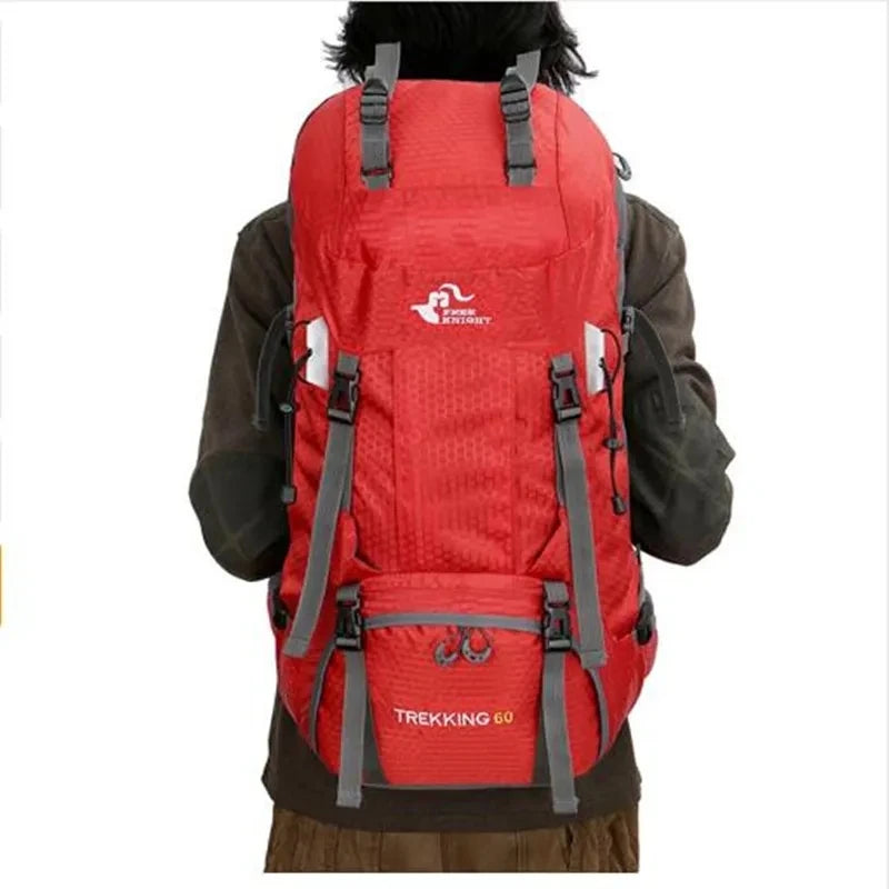 Vandringsryggsäck 60L med Regnskydd