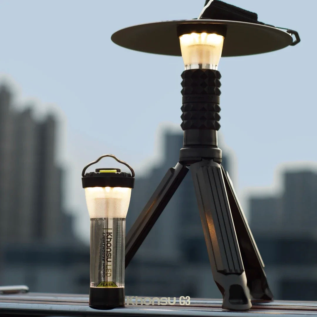 Laddningsbar Campinglykta 3000 mAh